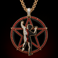 RSH Solid Gold Chain with Diamond Pendant TTTT