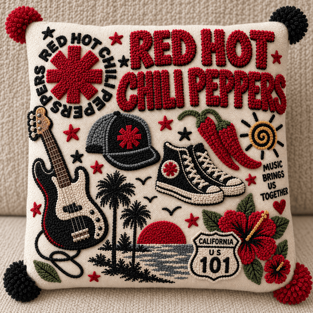 RHCP Tufted Sofa Cover & Pillow Set NTKO